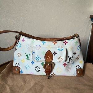 Louis Vuitton Eliza Multicolor White Blanc Murakami